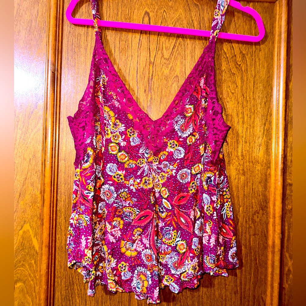 Free people vibrant tank top